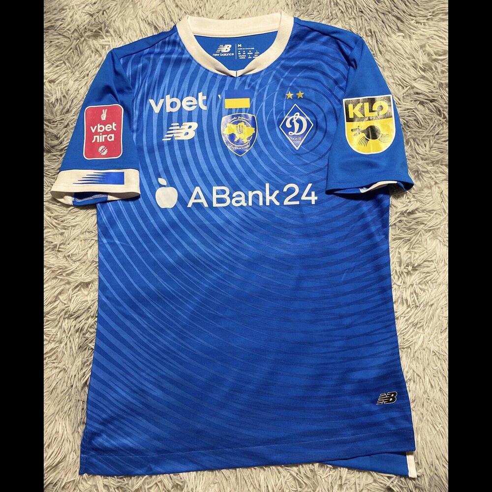DYNAMO KYIV 2023/24 Match ISSUE/WORN JERSEY DUBINCHAK 44 Ukrainian League